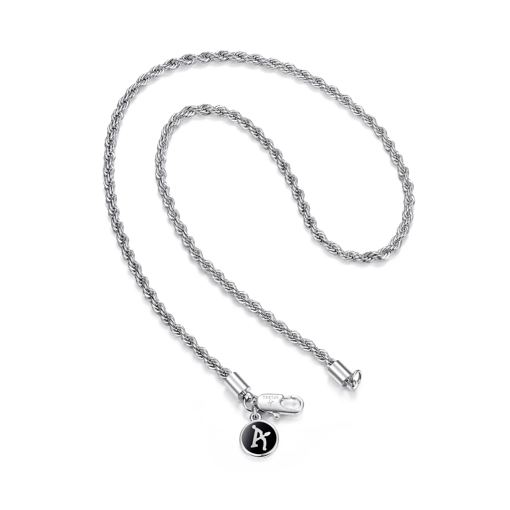 Rope White Gold Chain - 3.5mm