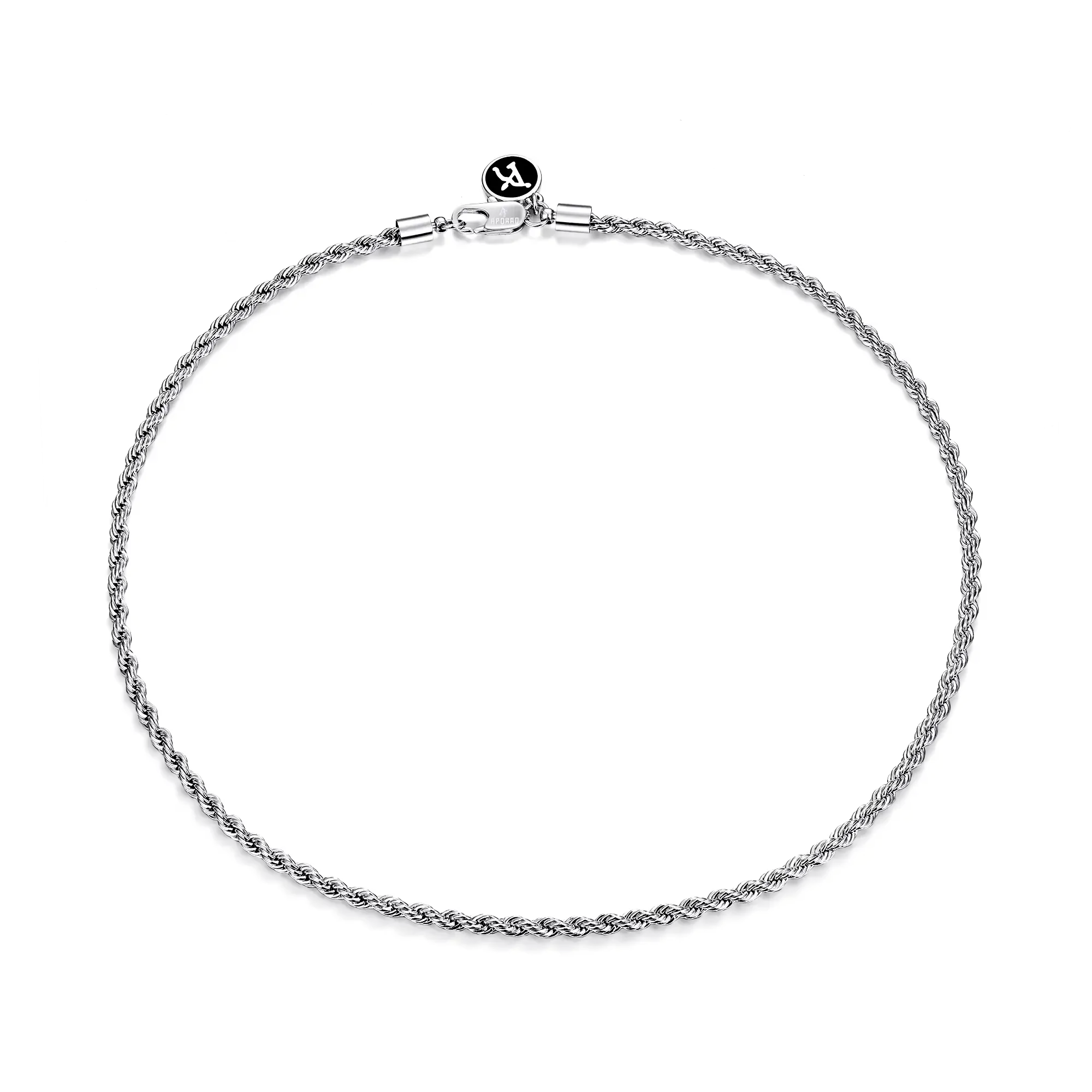 Rope White Gold Chain - 3.5mm