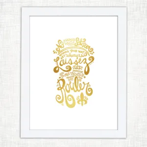 Rouler White Print