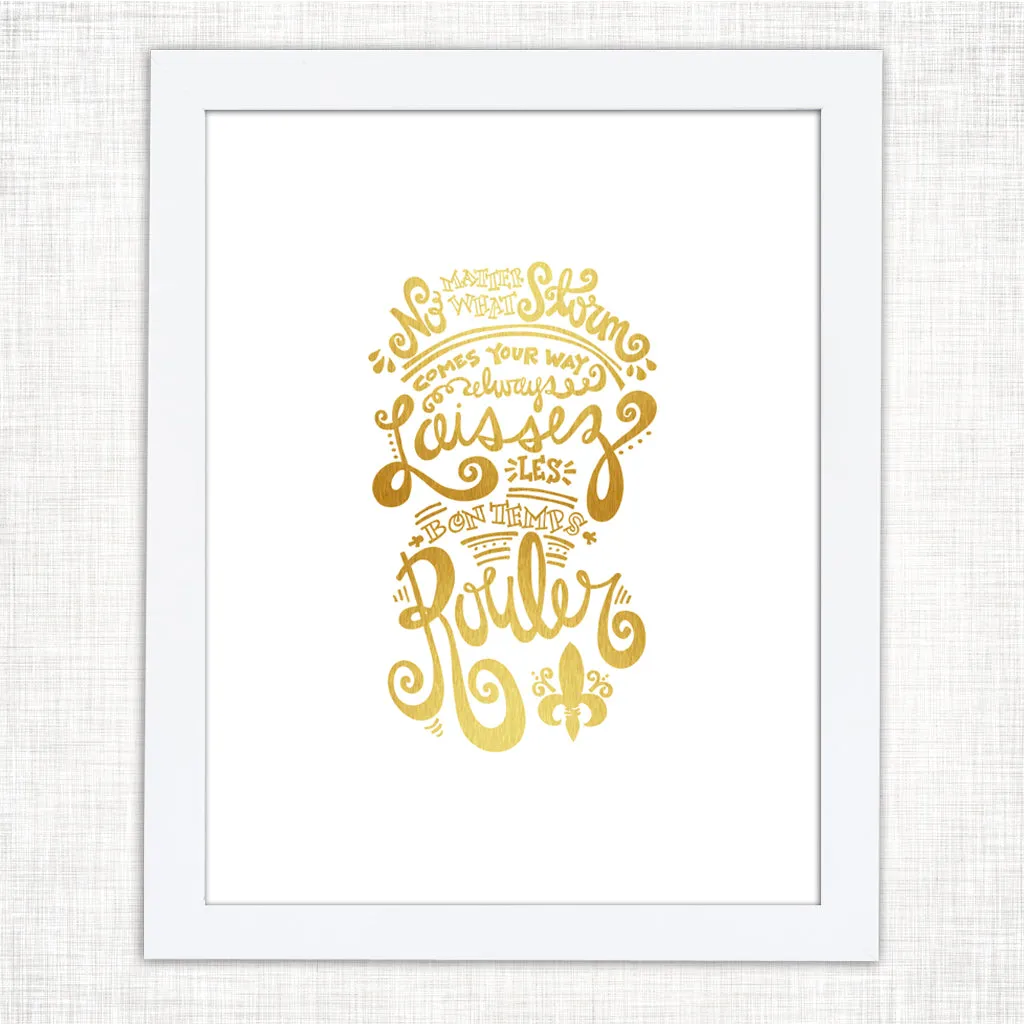 Rouler White Print