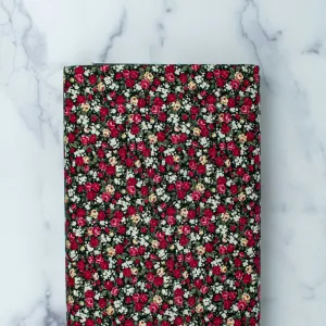 Ruru Bouquet Victorian Rose Collection - Red & Yellow Roses on Black