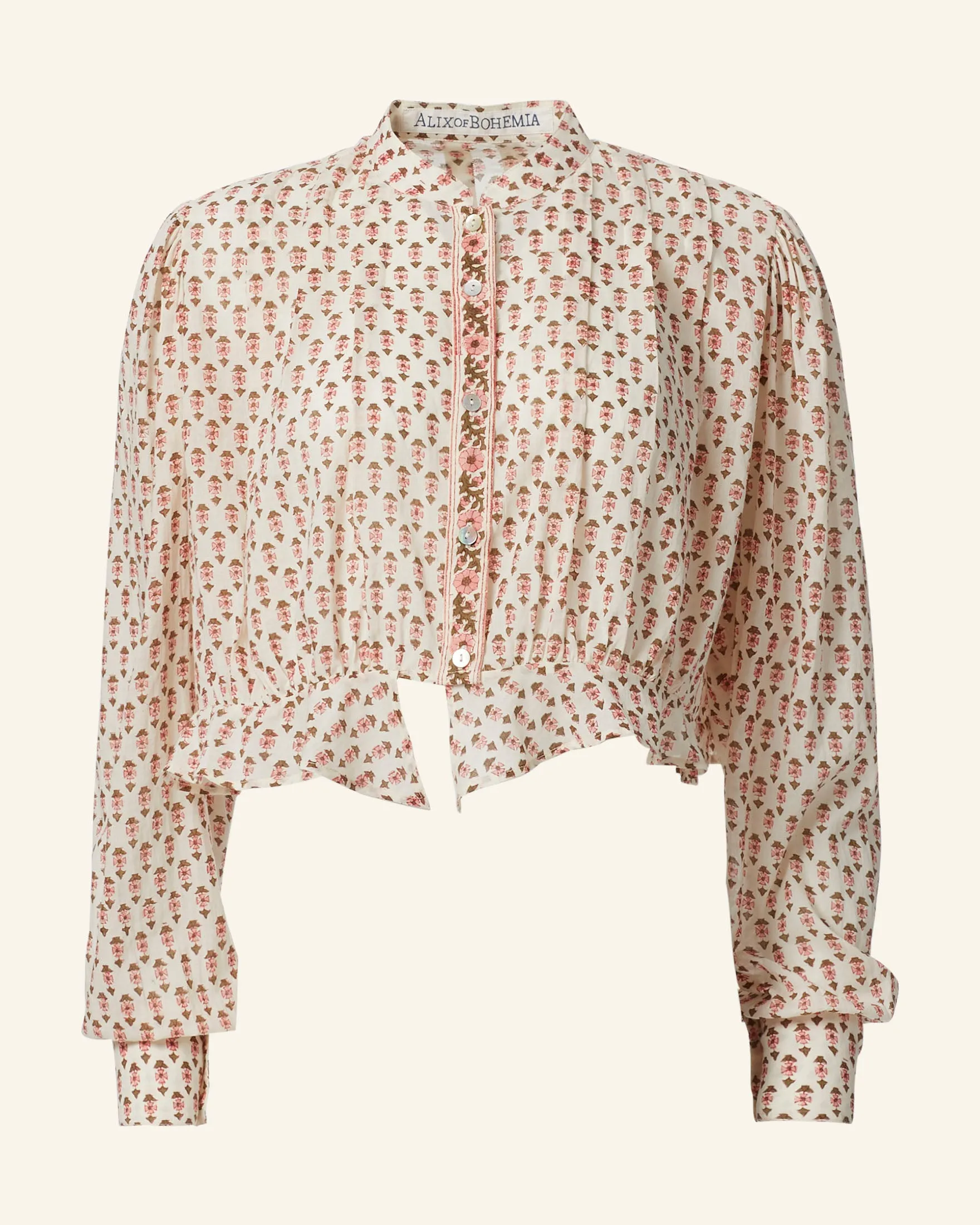 Ryland Ruby Quatrefoil Top