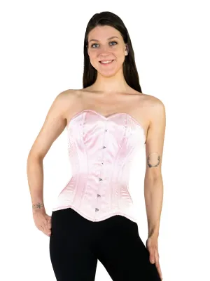 Satin Hourglass Curve Longline Overbust Corset : CS-511