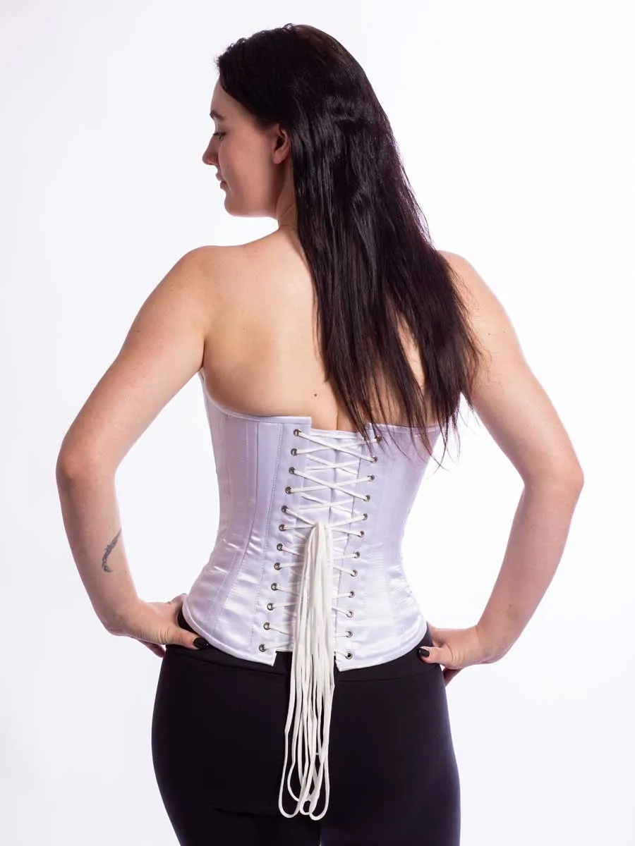 Satin Romantic Curve Longline Overbust Corset : CS-530