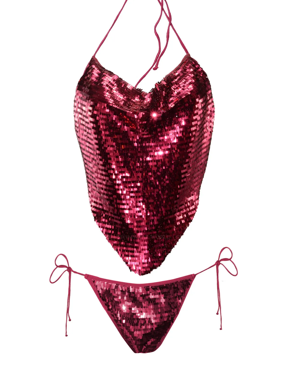 Sequined Banda Bikini