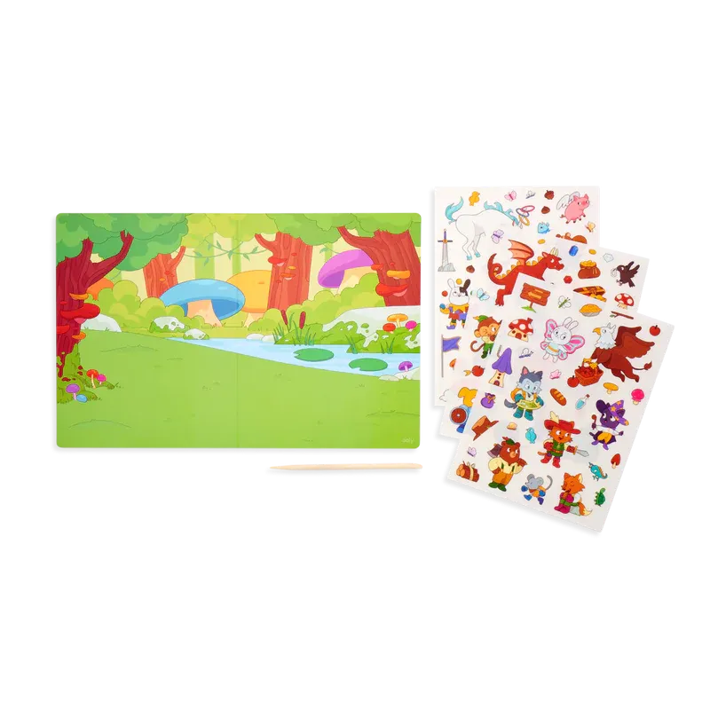 Set the Scene Transfer Stickers Magic - Magical Forest