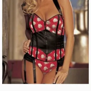 Shirley of Hollywood NWT Marilyn Monroe print corset bustier sexy top sz 1X / 40