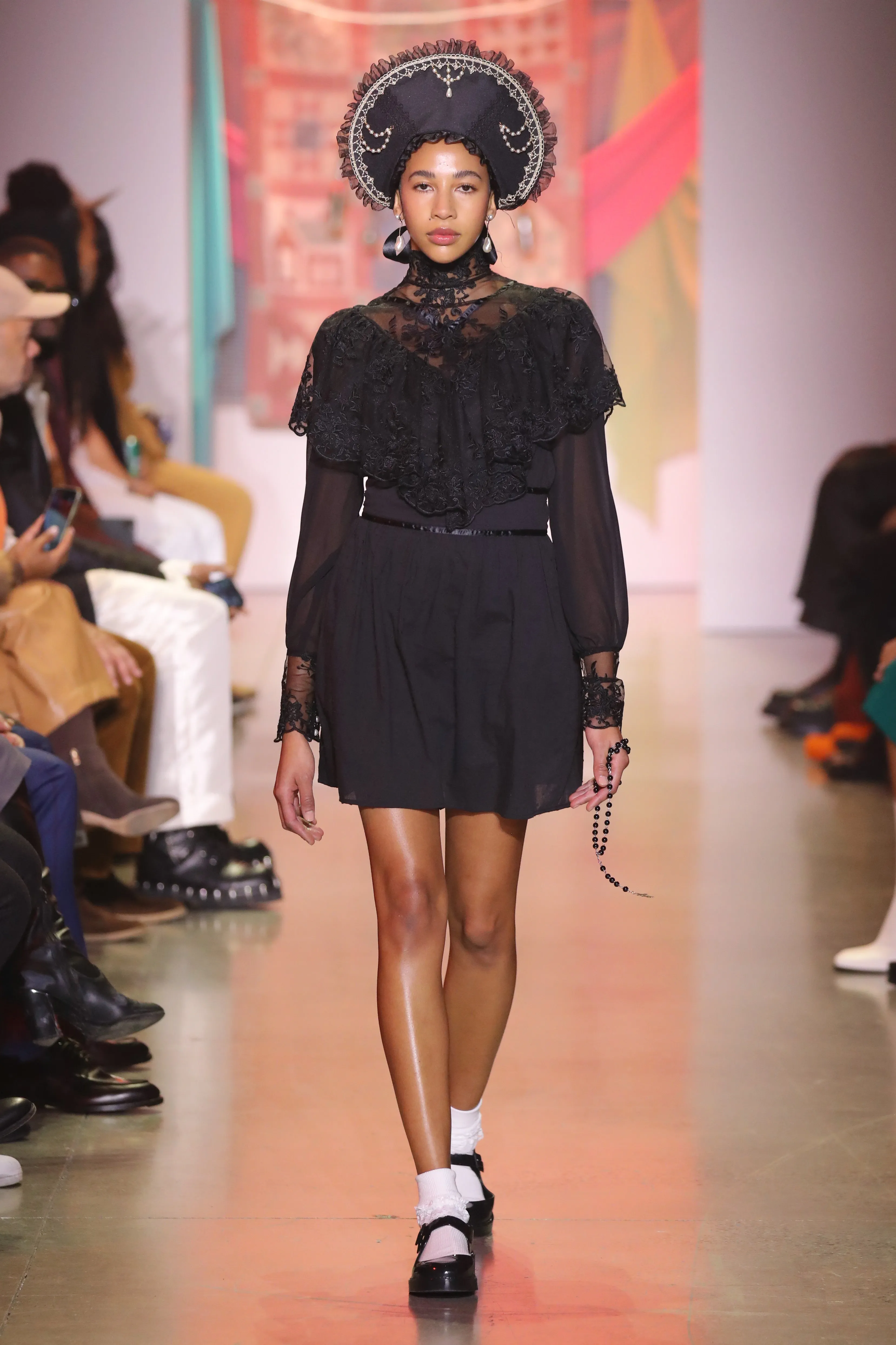 Southern Girl Black Victorian Dress