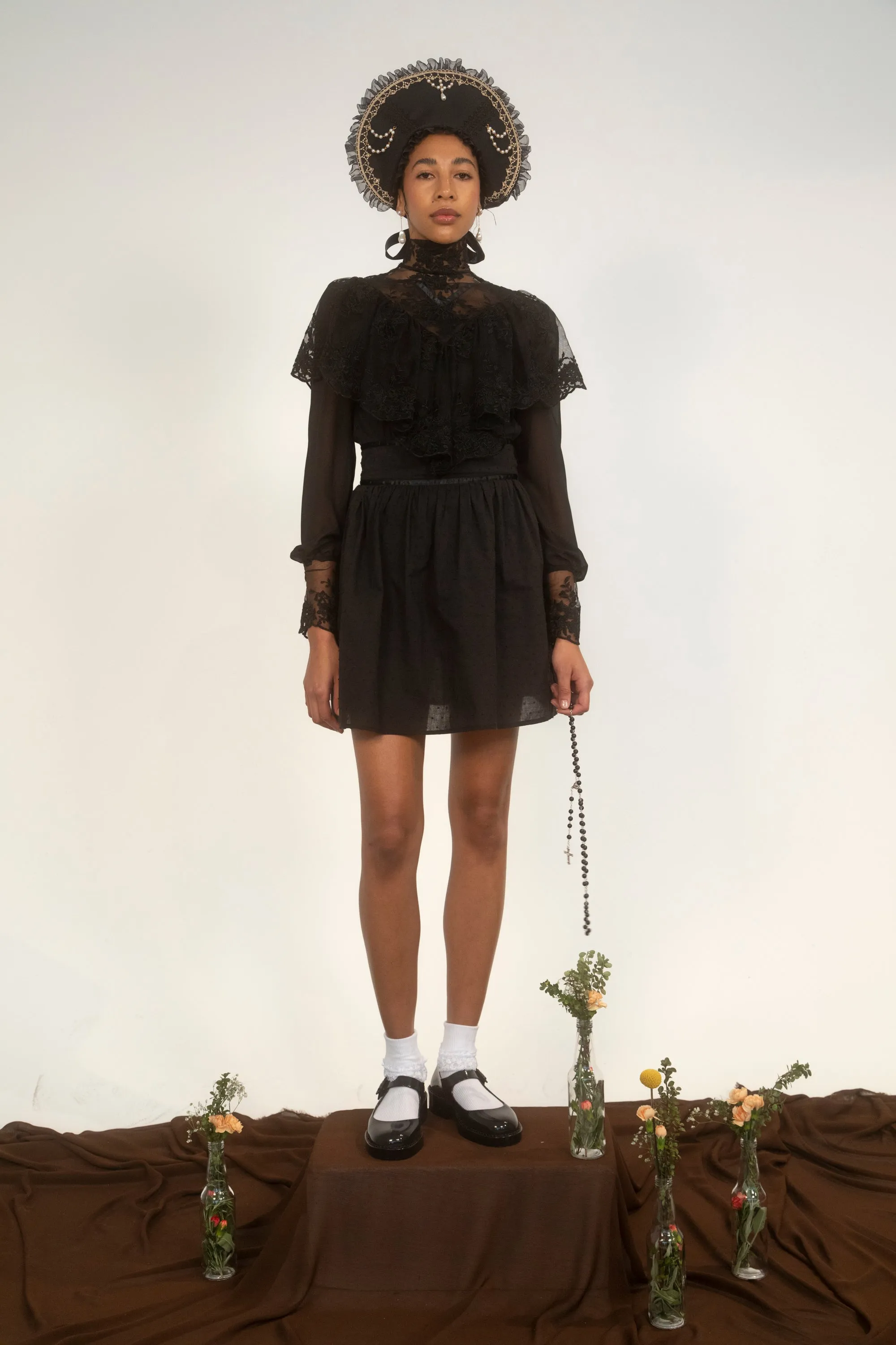 Southern Girl Black Victorian Dress