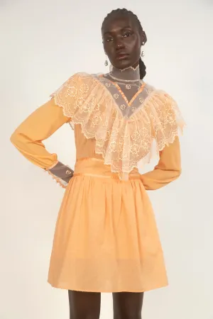 Southern Girl Peach Victorian Dress