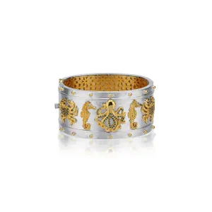 SOUVENIR "COASTAL" WIDE BANGLE BRACELET