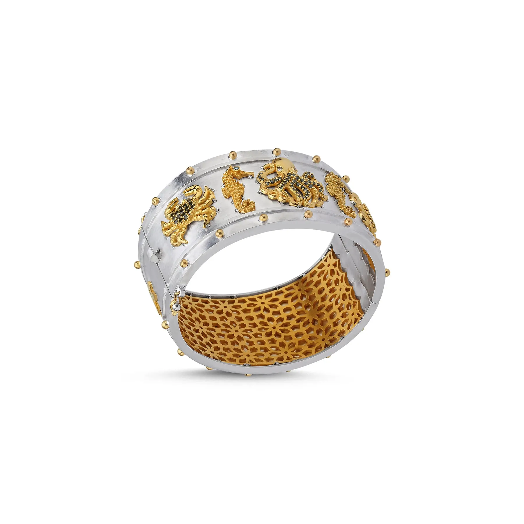 SOUVENIR "COASTAL" WIDE BANGLE BRACELET