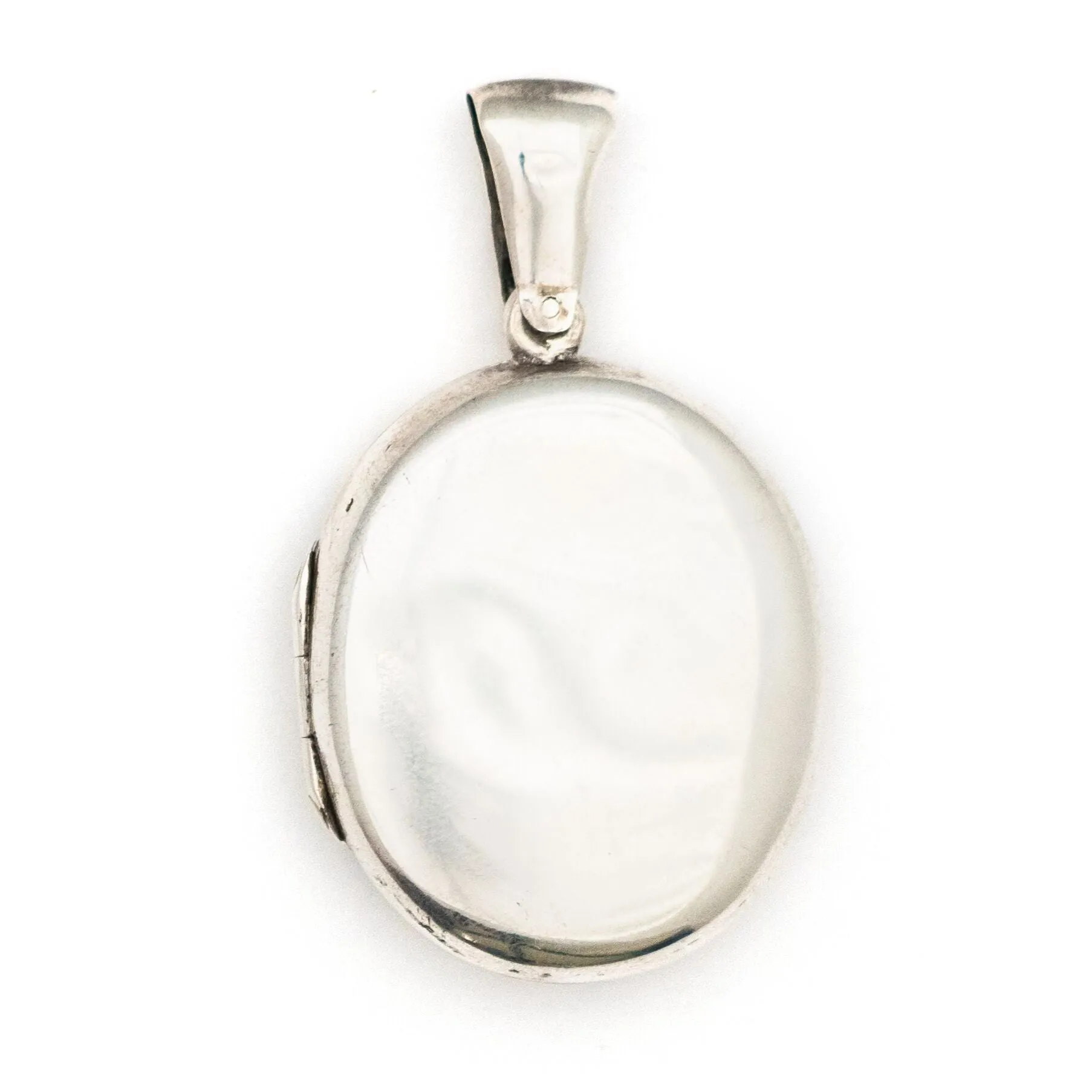 Sterling Silver Floral Collar Locket