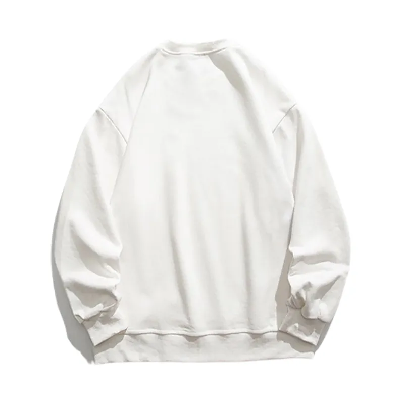 Street Hip Hop Print Regular Sweatshirt