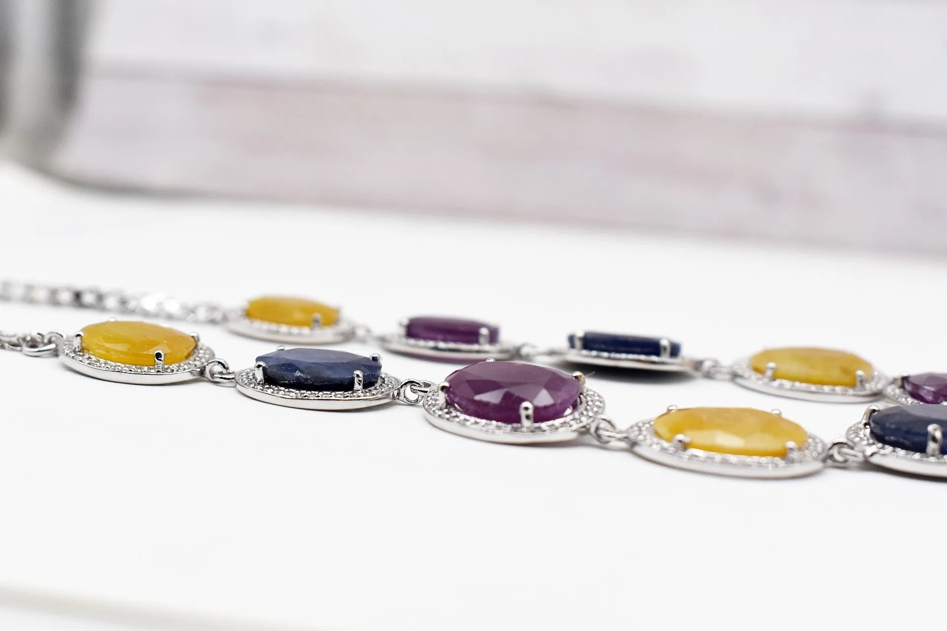 Stunning Multi-stone Ruby Neck wear
