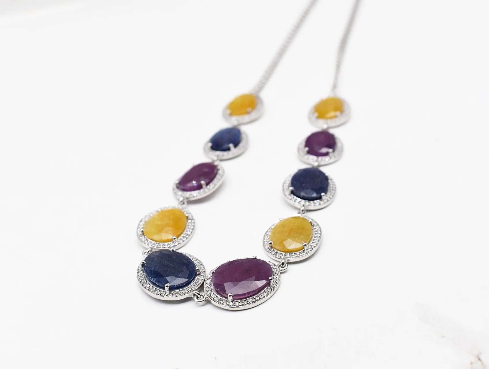 Stunning Multi-stone Ruby Neck wear