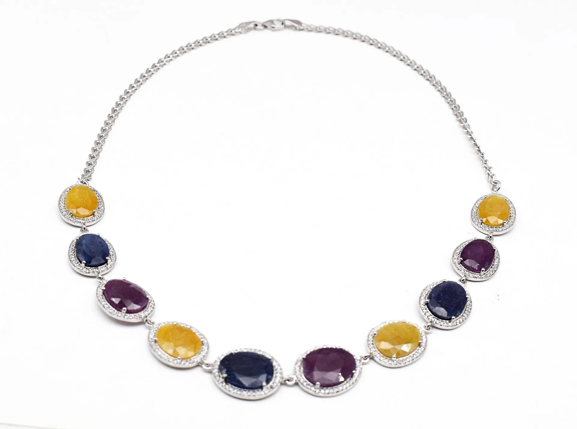 Stunning Multi-stone Ruby Neck wear