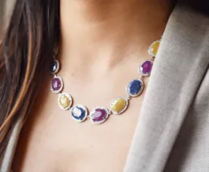 Stunning Multi-stone Ruby Neck wear