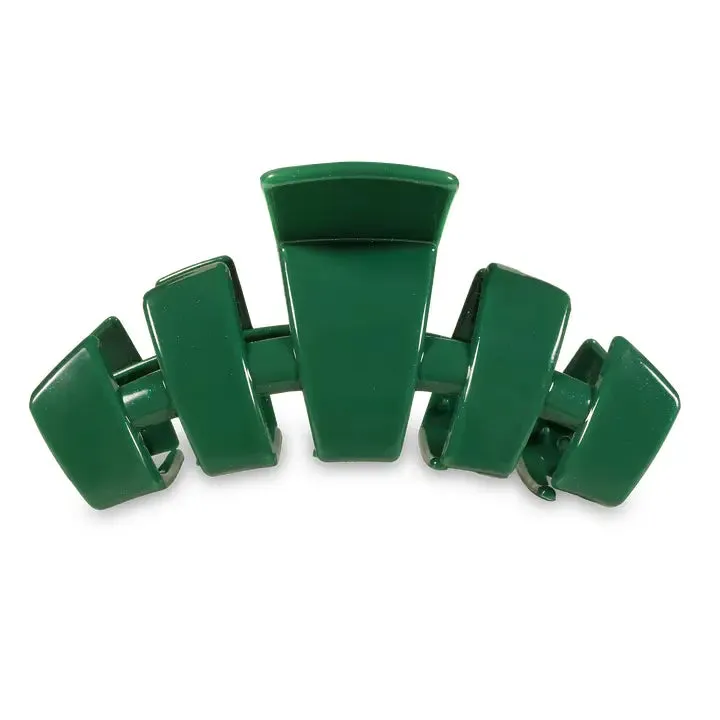 Teleties Green Glitter Large Hair Clip Green