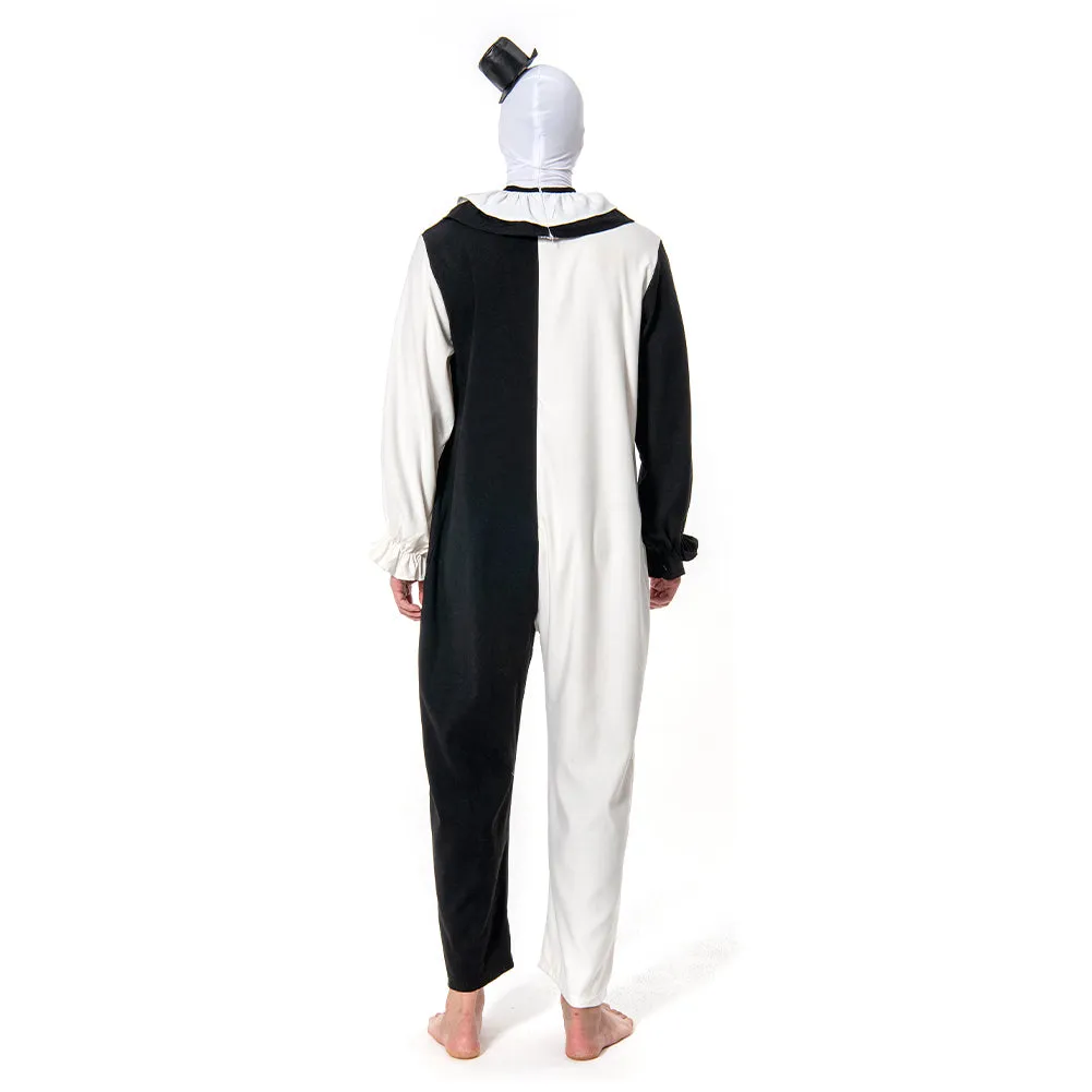 Terrifier 2 Art the Clown Cosplay Costume Jumpsuit Hat Outfits Halloween Carnival Suit