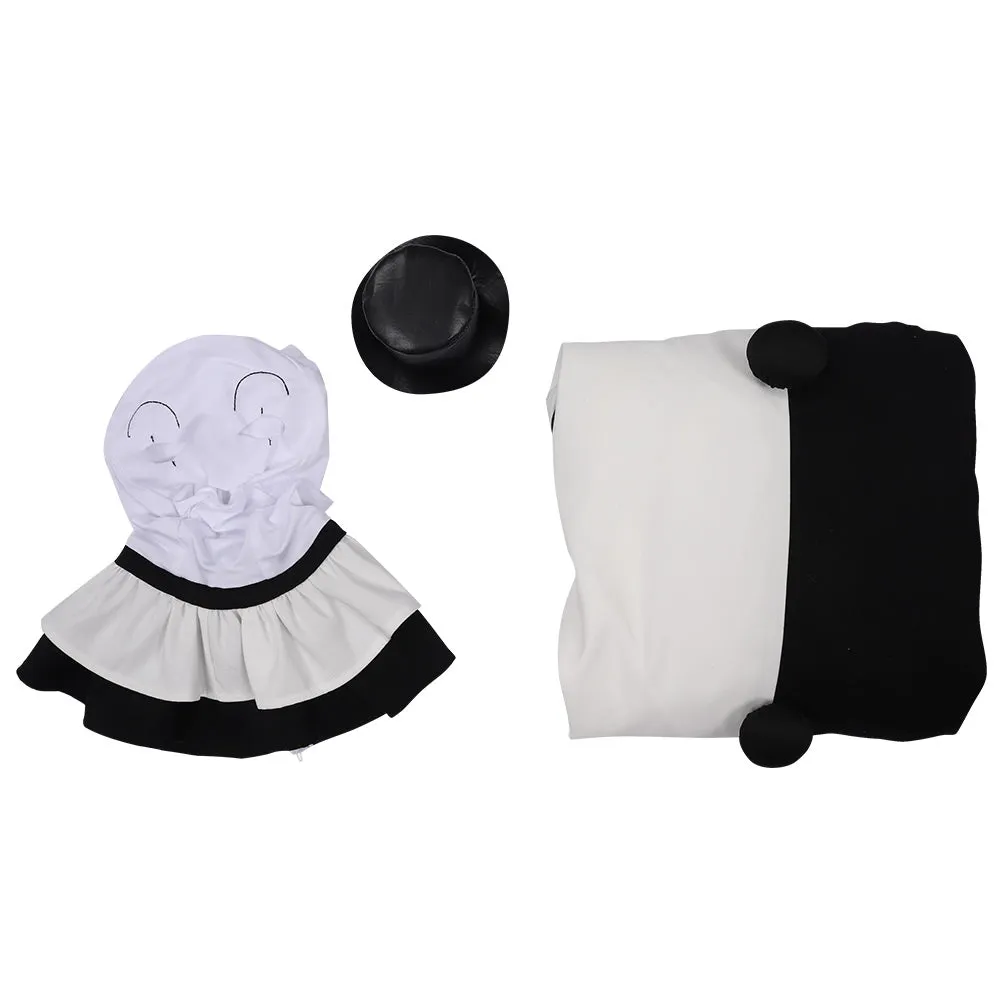 Terrifier 2 Art the Clown Cosplay Costume Jumpsuit Hat Outfits Halloween Carnival Suit