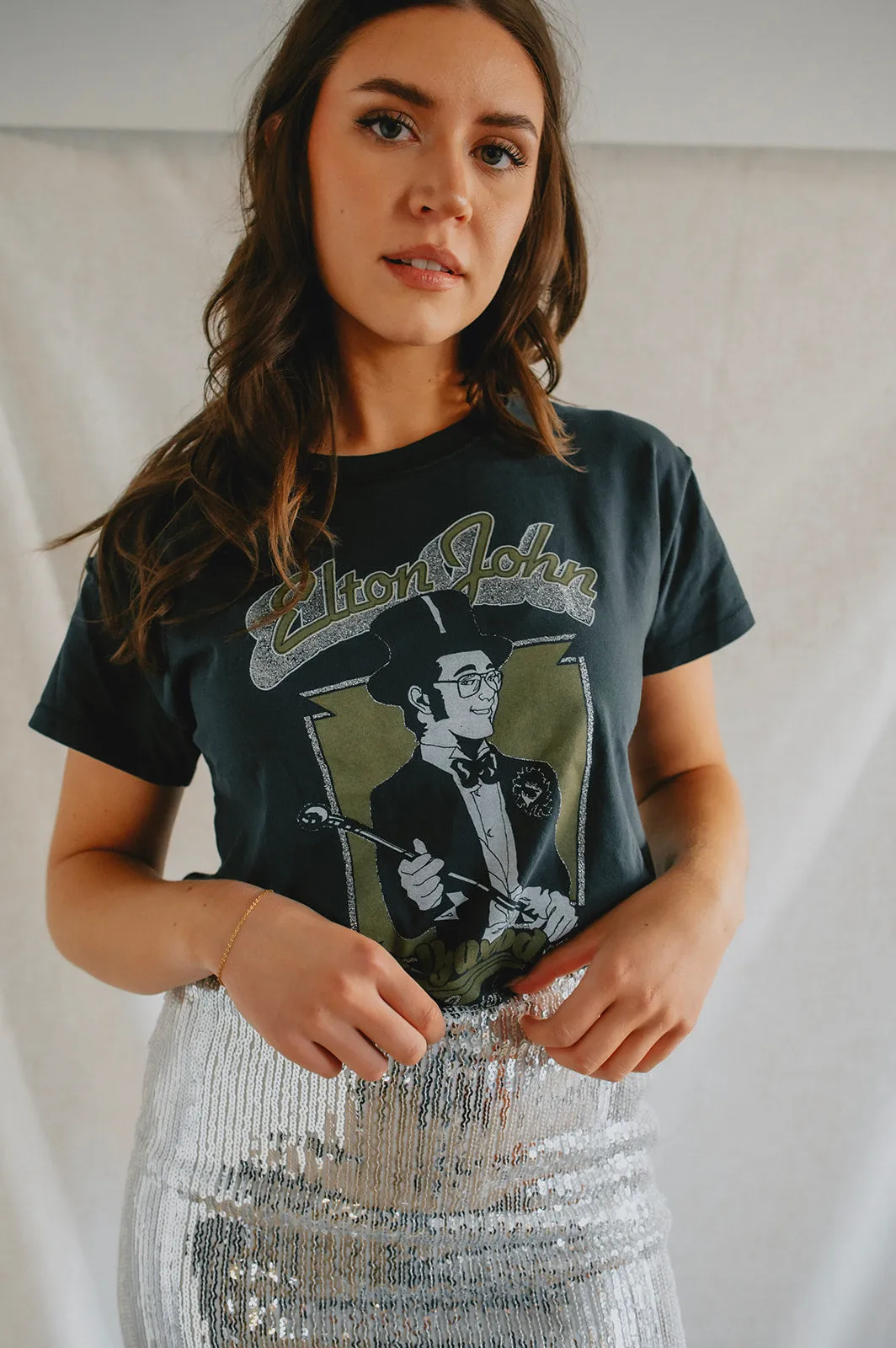 The Elton John Hollywood 1973 Reverse GF Tee by Daydreamer