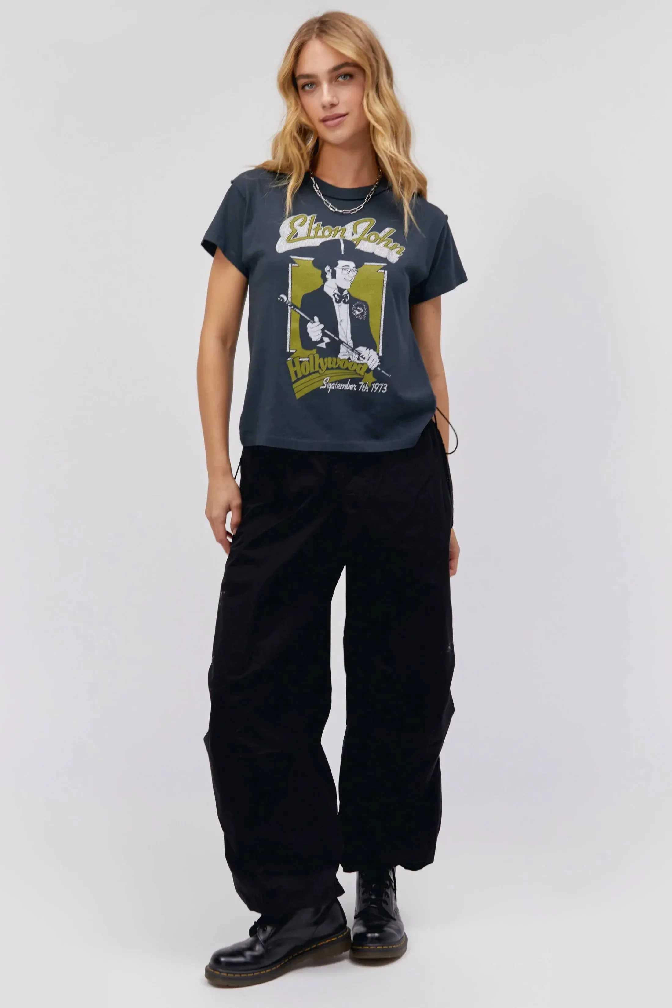 The Elton John Hollywood 1973 Reverse GF Tee by Daydreamer