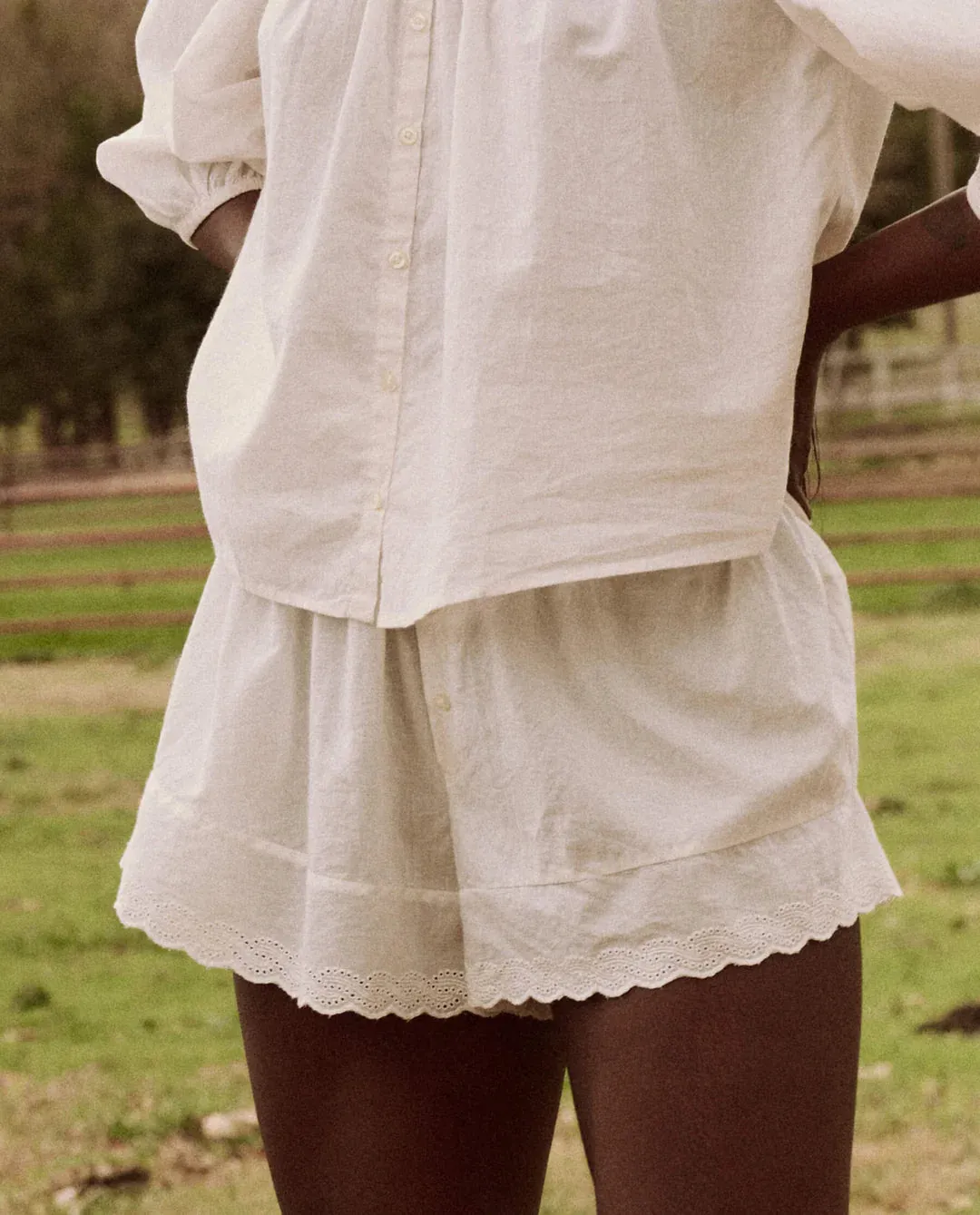 The Eyelet Tap Short
