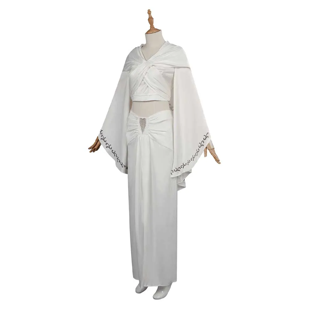 The Last Jedi Padmé Amidala Cosplay Costume White Outfits Halloween Carnival Suit