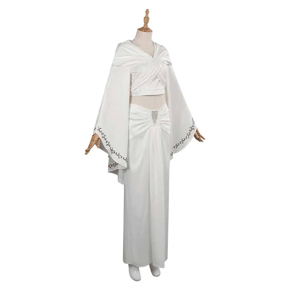 The Last Jedi Padmé Amidala Cosplay Costume White Outfits Halloween Carnival Suit