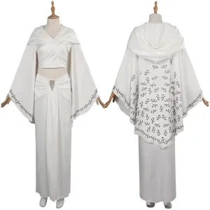 The Last Jedi Padmé Amidala Cosplay Costume White Outfits Halloween Carnival Suit