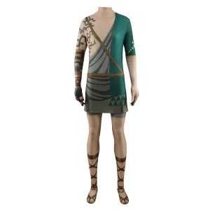 The Legend Of Zelda: Tears Of The Kingdom Link Cosplay Costume Print Jumpsuit Outfits Halloween Carnival Suit