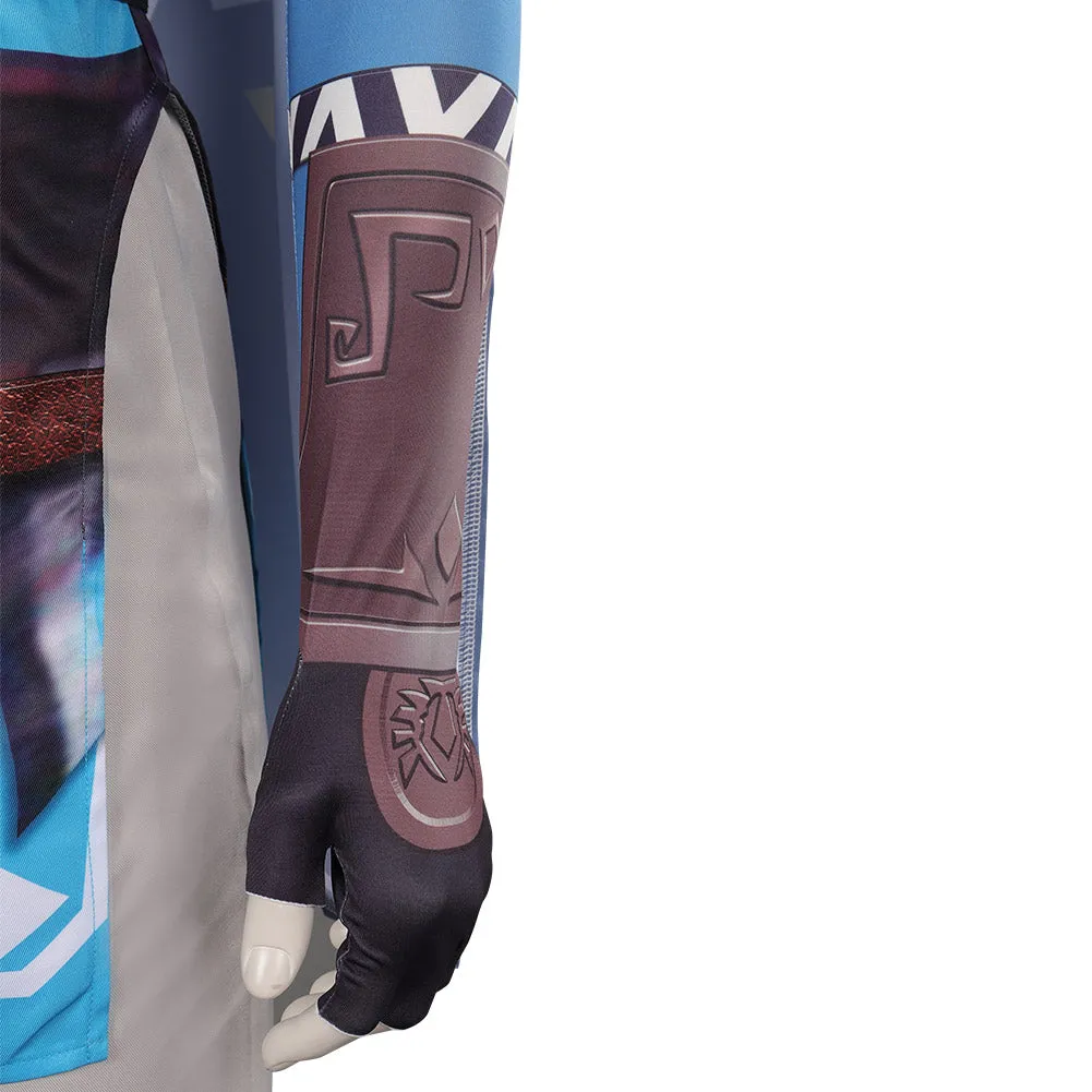 The Legend of Zelda: Tears of the Kingdom Link Cosplay Print Costume Outfits Halloween Carnival