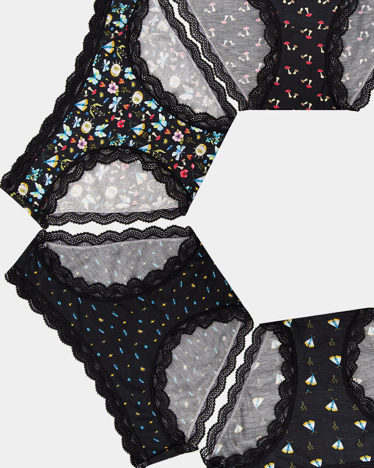 The Original Knicker Four Pack - Enchanted