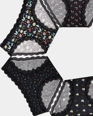 The Original Knicker Four Pack - Enchanted