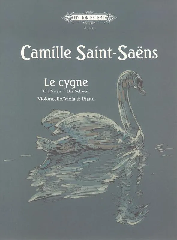 The Swan (Le Cygne) for Cello or Viola and Piano