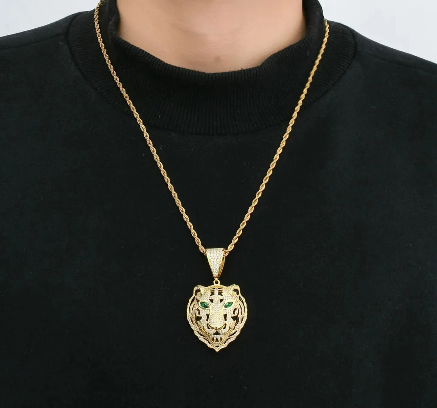 Tiger Pendant | Iced Out Pendant | Angel Pendants | Diamond Tiger Pendant | Iced Necklace | Angel Necklace | Hip Hop Chain | Iced Jewellery