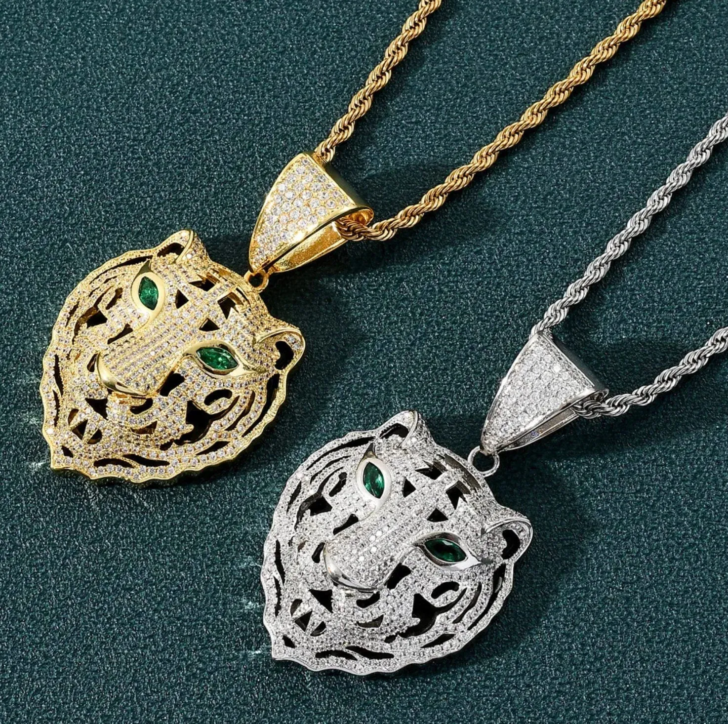 Tiger Pendant | Iced Out Pendant | Angel Pendants | Diamond Tiger Pendant | Iced Necklace | Angel Necklace | Hip Hop Chain | Iced Jewellery