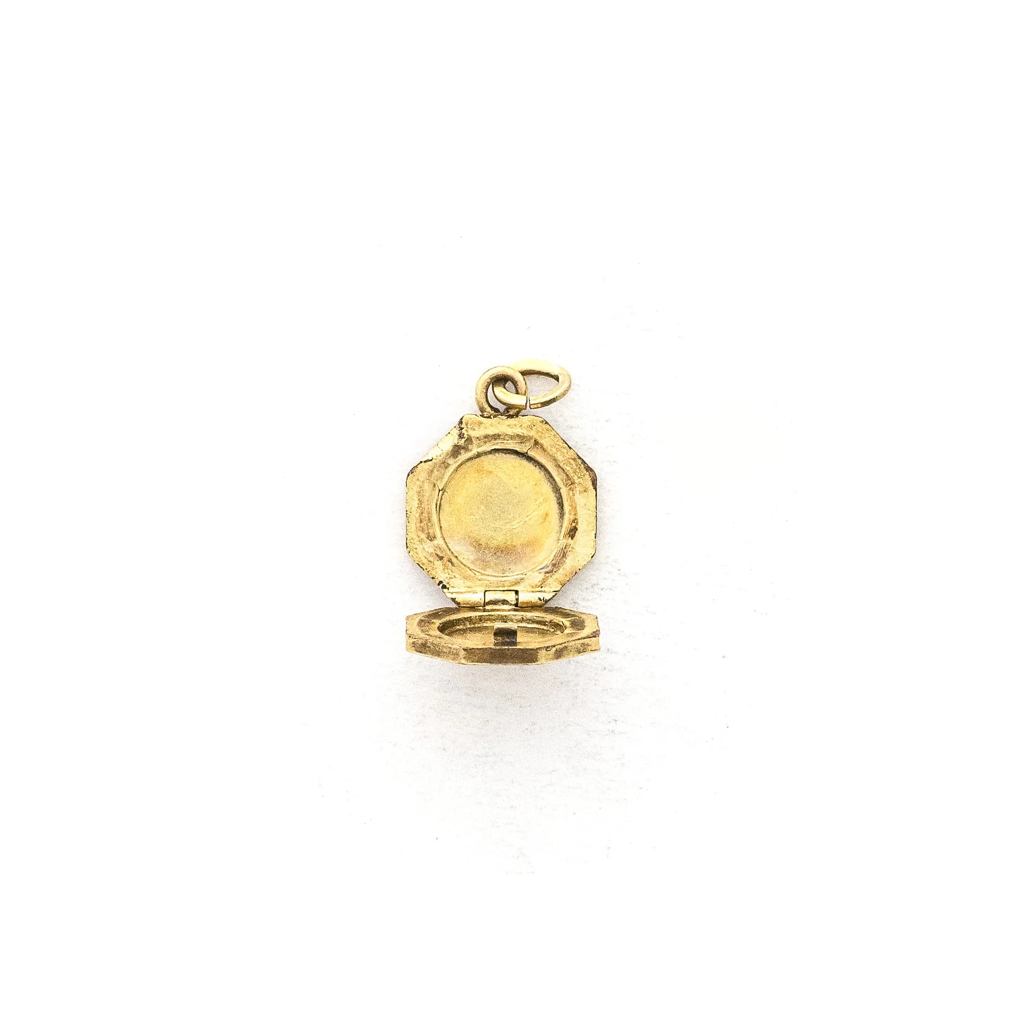Tiny Octagon Antique Locket