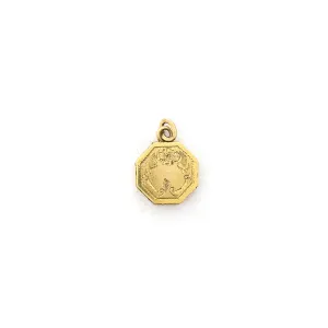 Tiny Octagon Antique Locket