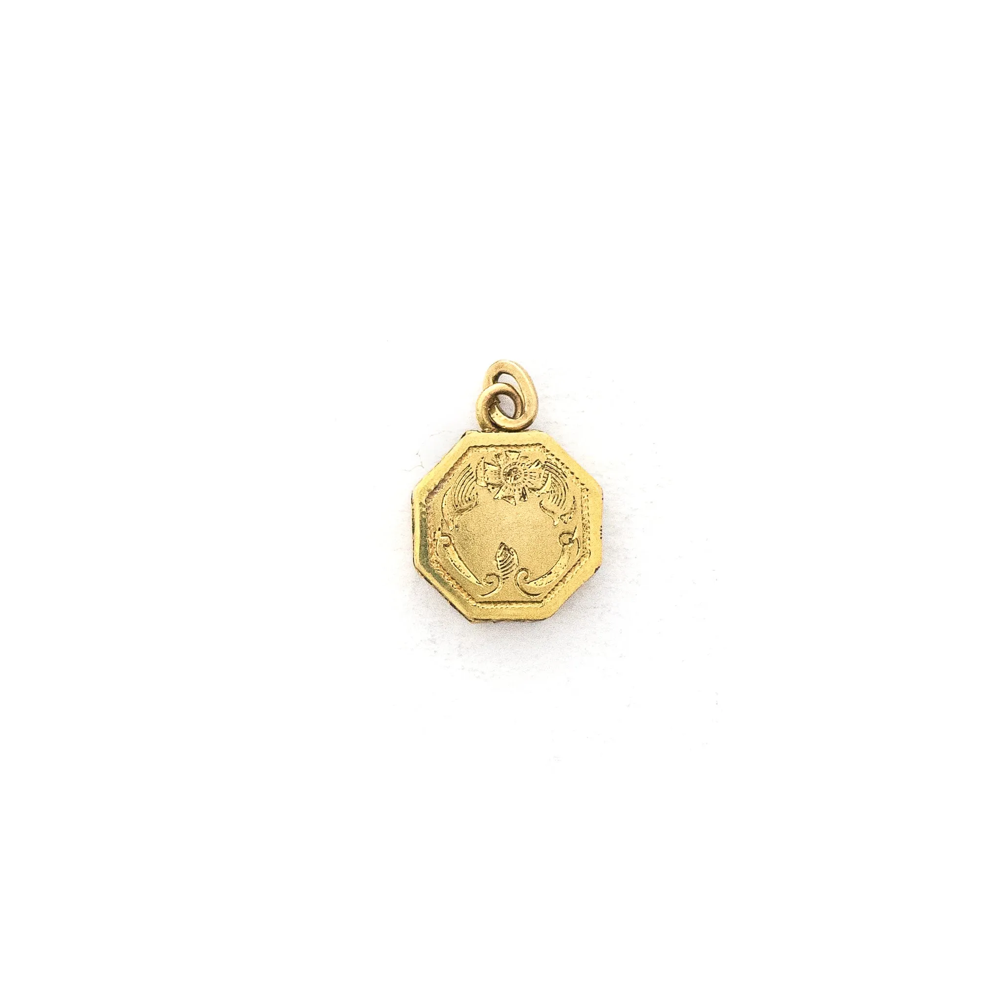Tiny Octagon Antique Locket