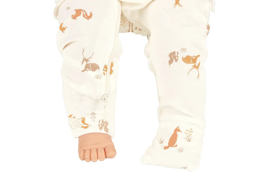 TOSHI LS ONESIE ENCHANTED FOREST FEATHER
