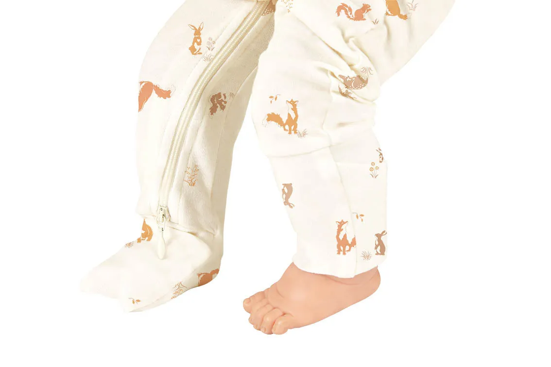 TOSHI LS ONESIE ENCHANTED FOREST FEATHER