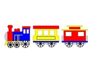 Train #2 Cookie Cutter Set
