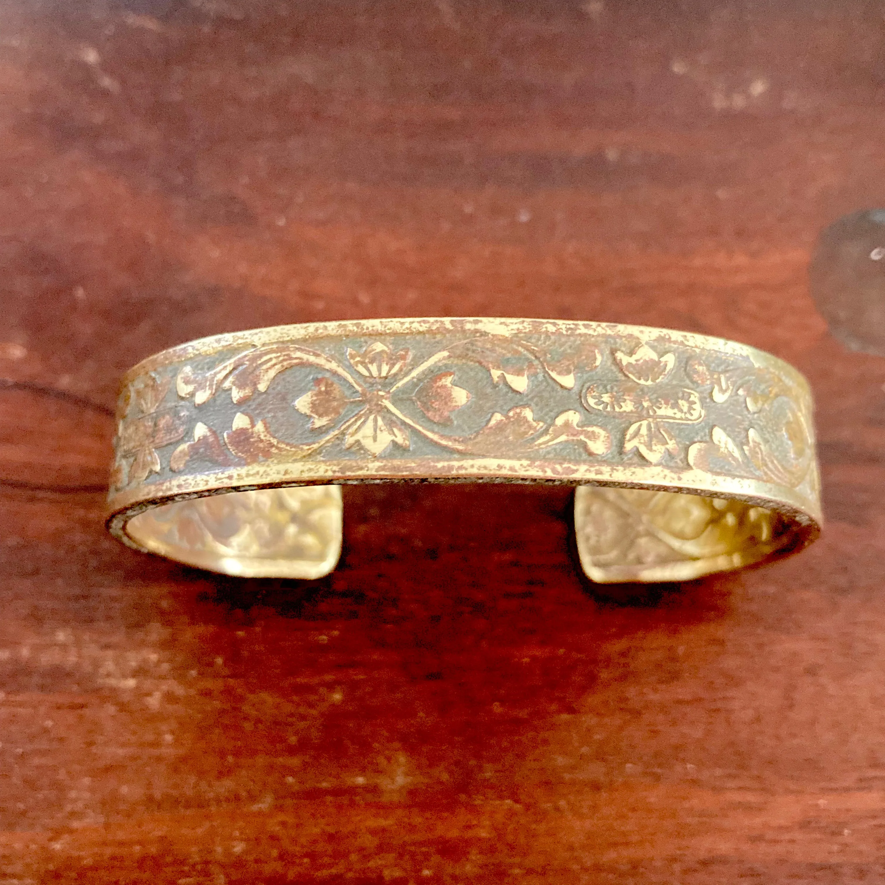 Upcycled Victorian Lamp Cuffs