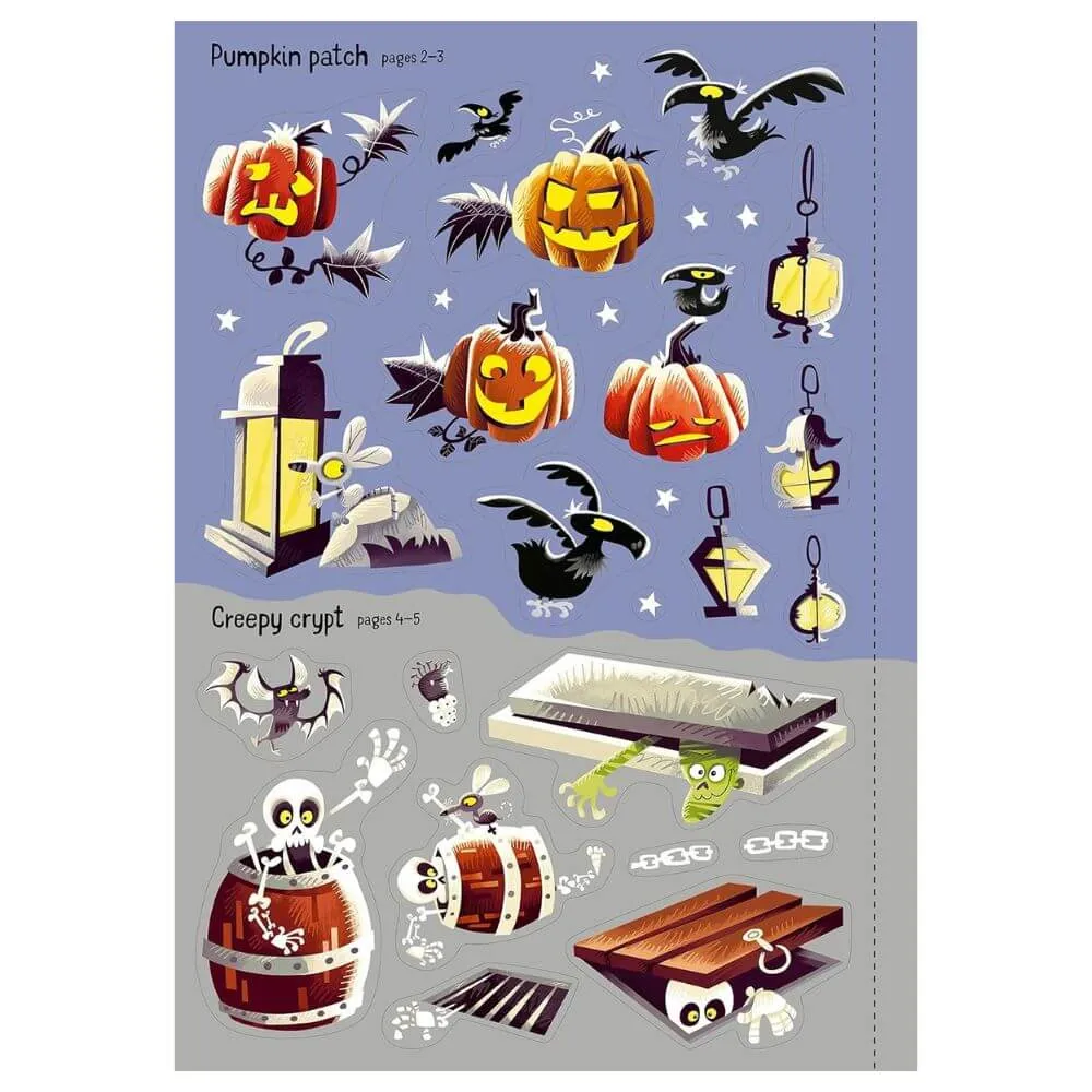 Usborne Sparkly Halloween Sticker Book