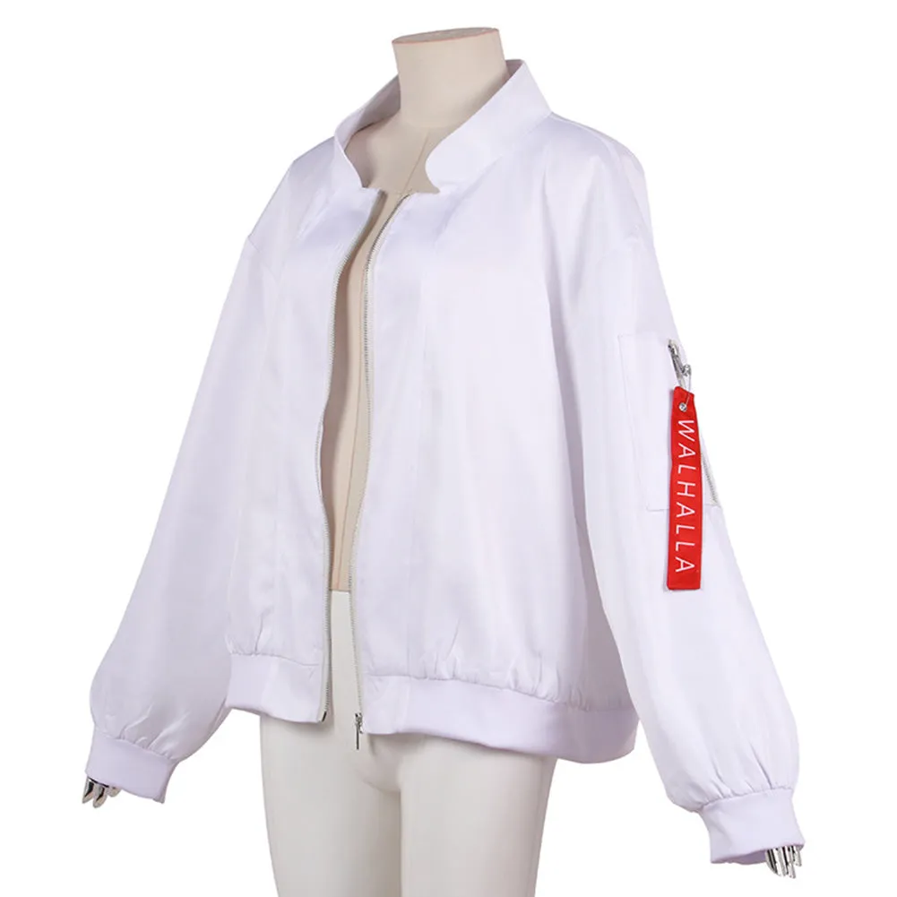 Valhalla Uniform Coat Kazutora Hanemiya  Cosplay Costumes White Jacket Halloween Carnival Suit