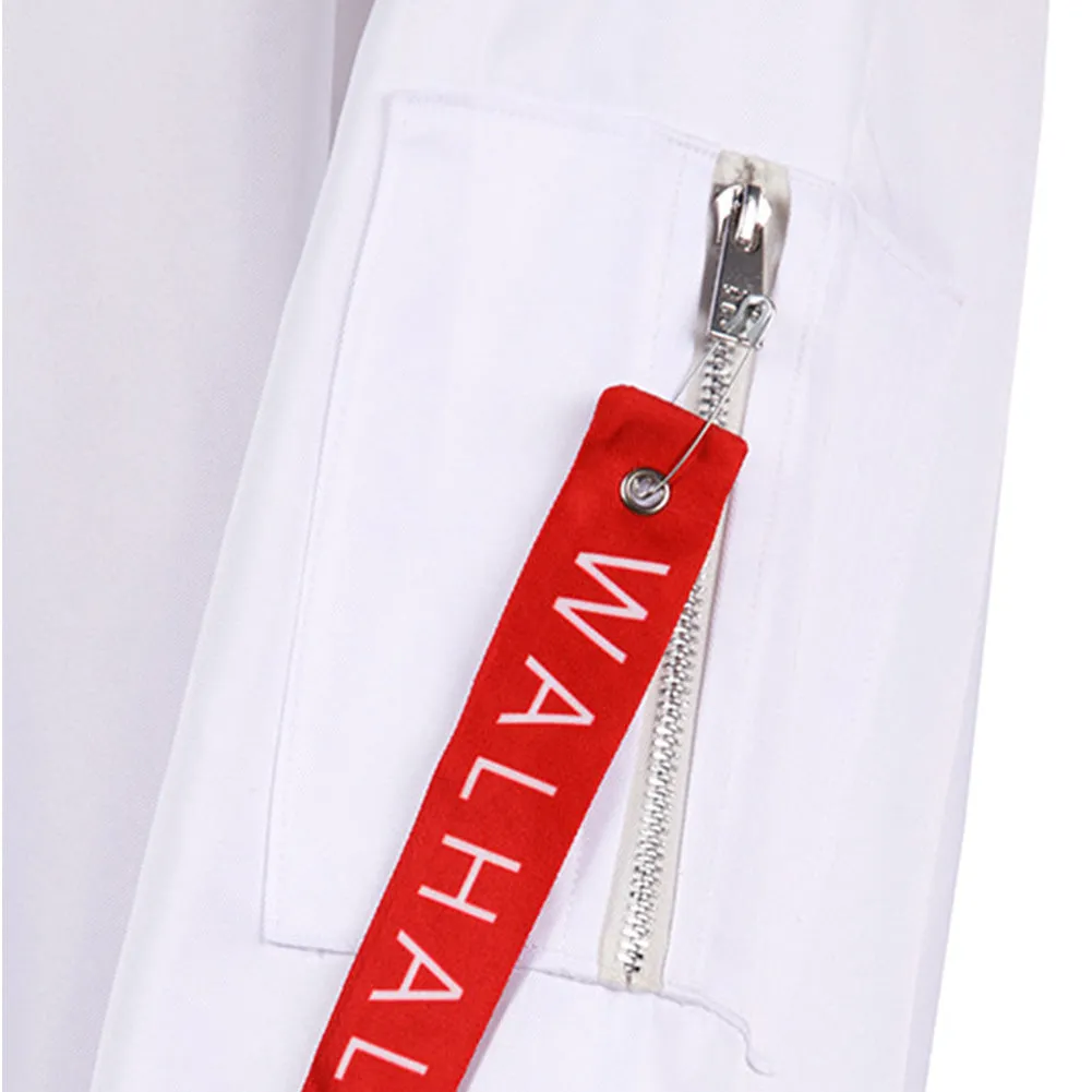Valhalla Uniform Coat Kazutora Hanemiya  Cosplay Costumes White Jacket Halloween Carnival Suit