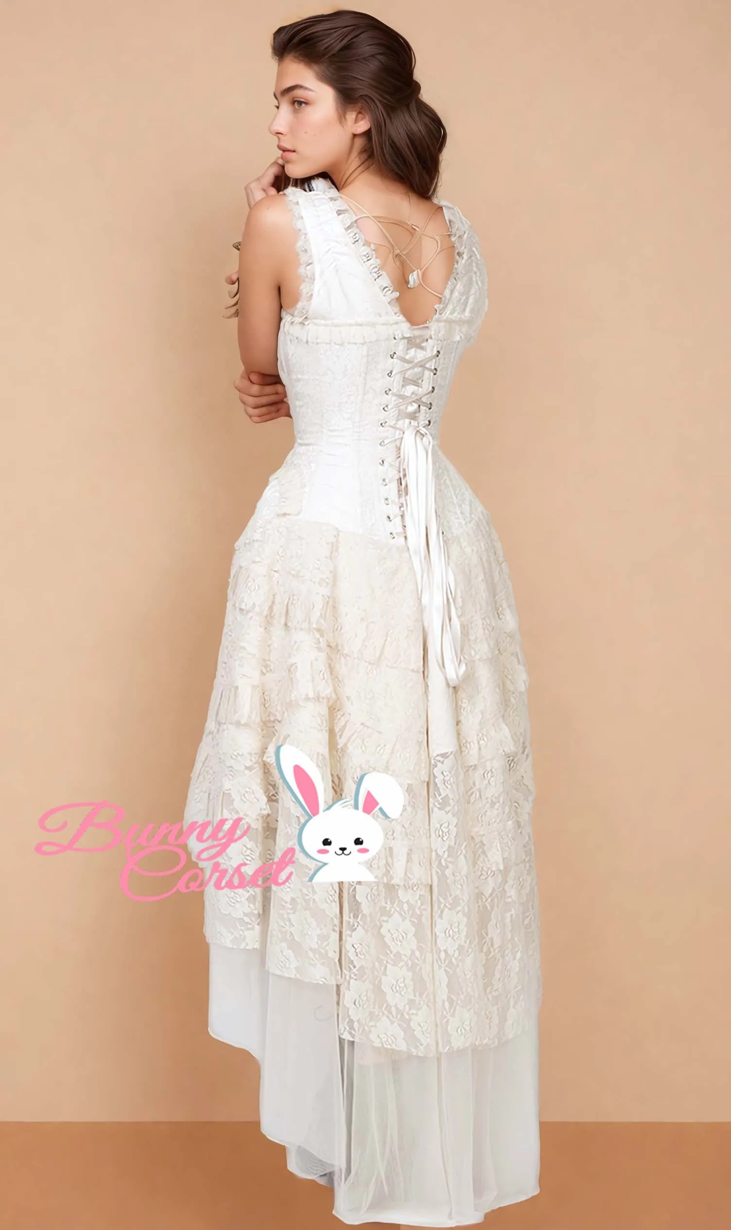 VG-19368 - Custom Made Victorian Inspired Corset Dress
