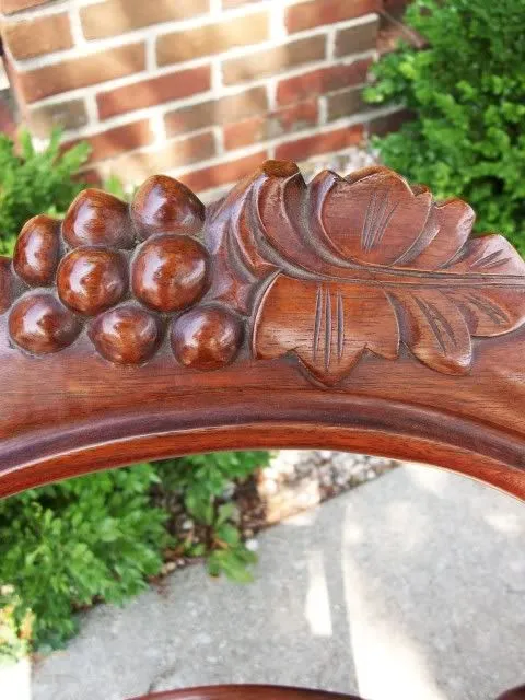 Victorian Antique Walnut Needlepoint Chairs